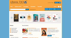 Desktop Screenshot of libreriatao.es