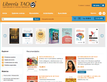 Tablet Screenshot of libreriatao.es